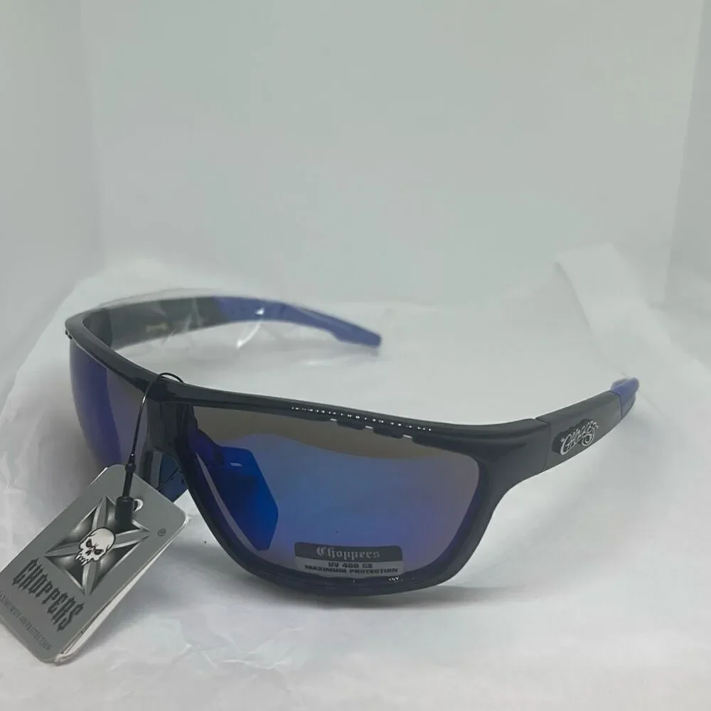 Choppers CP6768 Biker Sunglasses – UV400 Protection | Wrap Oval Design